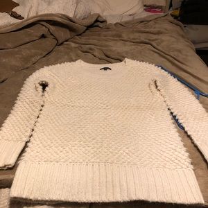 AE heavy cream ball sweater